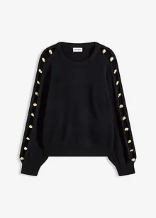 Genser med metallperler, bonprix