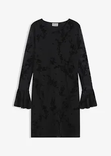 Minikjole med mesh, bonprix