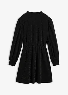 Glitterkjole i formstabilt interlockmateriale, bonprix