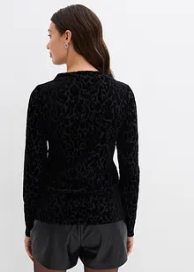 Langermet jerseytopp, bonprix