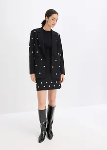 Miniskjørt i bomullsmiks, bonprix