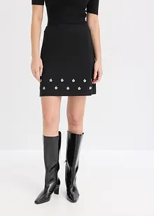 Miniskjørt i bomullsmiks, bonprix