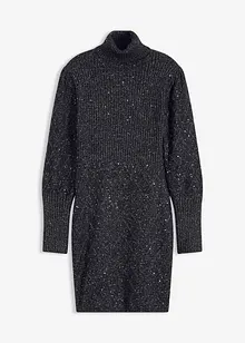 Strikkekjole med paljetter, bonprix