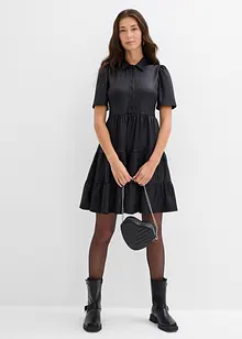 Minikjole av materiale med glans, bonprix