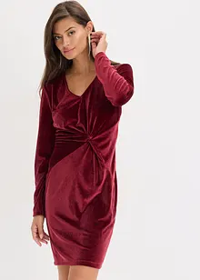 Minikjole i fløyel med fin glans, bonprix