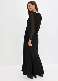 Maxikjole med strassapplikasjon, bonprix