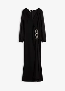 Maxikjole med strassapplikasjon, bonprix