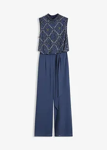 Jumpsuit med perlebroderi, bonprix