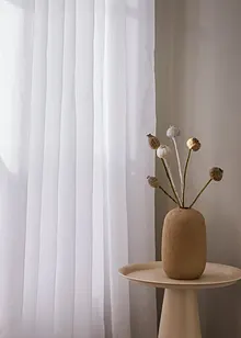 Gardin med resirkulert polyester og fin struktur (1 stk.), bonprix
