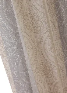 Gardin med striper, med resirkulert polyester (1-pack), bonprix