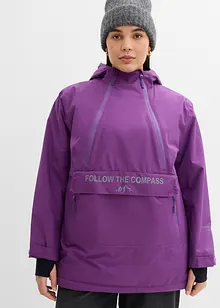 Vanntett funksjonsanorakk med fleecefôr, bonprix