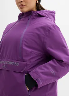 Vanntett funksjonsanorakk med fleecefôr, bonprix