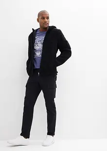 Regular Fit-cargobukse av robust bomull, Straight, bonprix