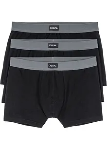 Boksershorts med bomull i ettersittende modell (3-pack), bonprix