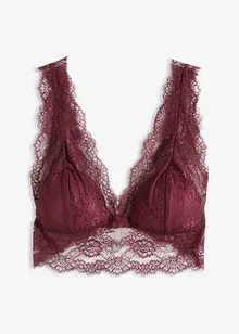Bralette i tynt blondemateriale, bonprix