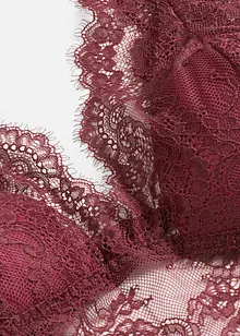 Bralette i tynt blondemateriale, bonprix