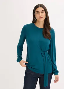 Langermet topp i myk viskosemiks, bonprix