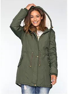 Parkas med pilefleece, bonprix