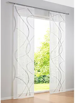 Panelgardin med bølgemotiv (1-pack), bonprix