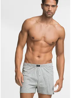 Løstsittende boksershorts i jersey (4-pack), bonprix