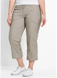 Cargo-bukse med stretch - 3/4 lang, bonprix