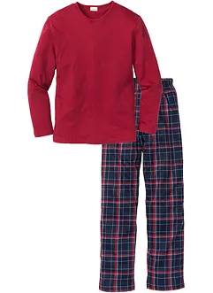 Pyjamas av 100% økologisk bomull med lange ermer., bonprix