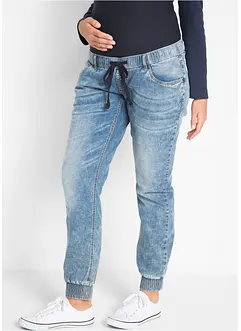 Mammajeans med Denimjogger-look, Straight Leg, bonprix