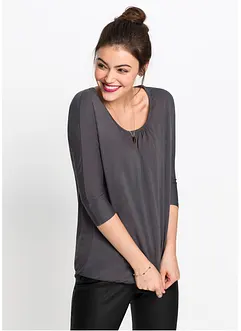 Oversized topp av viskosemiks, bonprix