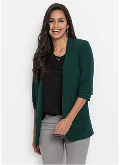 Lang blazer med draperte ermer, bonprix