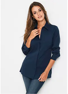 Lang stretchbluse, bonprix