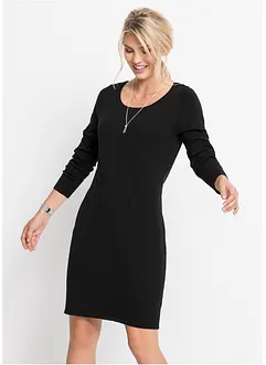 Strikket kjole med casual passform, bonprix
