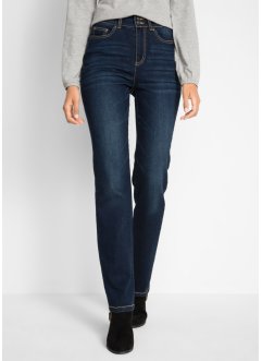 Push-up stretch jeans med elastisk linning, Straight, bpc bonprix collection