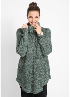 Lang poncho-genser, lange ermer, bpc bonprix collection