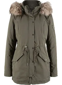 Varm, fôret parkas, bonprix