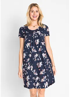 Kort jerseykjole i myk viskosemiks, bonprix