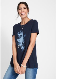 Bomulls-T-shirt med sjøhest-trykk, bpc bonprix collection