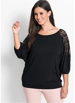 Oversize-topp, med blonde, bonprix