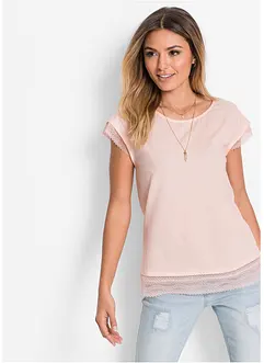 Boxy topp med blonde, bonprix