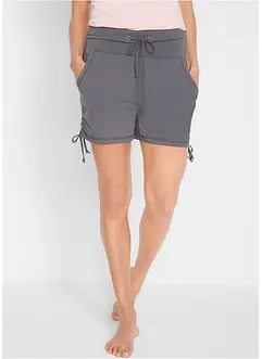 Shorts med rynking, bonprix