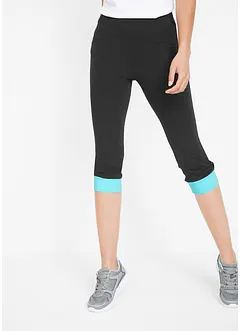 Capri-leggings med kanter i kontrastfarge, bonprix