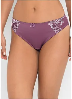 Truse med nydelig broderi (2-pack), bonprix