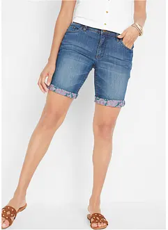 Straight-jeans, Mid Waist, bermuda, bonprix