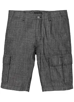 Cargo-bermuda i chambray, Loose fit, bonprix