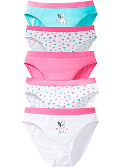 Truse av økologisk bomull for barn (5-pack), bonprix