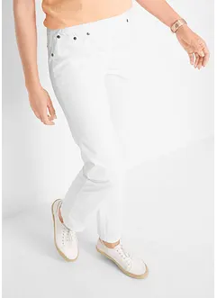 Treggings i twill i elastisk bomullsmiks, bonprix