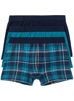 Boksershorts med bomull i ettersittende modell (3-pack), bonprix