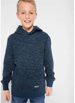 Sweatshirt med hette for barn, melert, bpc bonprix collection