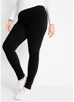 Leggings i smal kordfløyel med bred strikklinning, bonprix