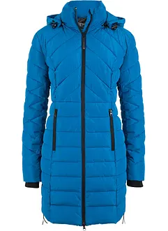 Lang vattert jakke med fôr, bonprix