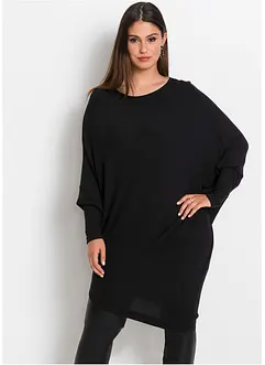 Oversized genser med asymmetrisk nederkant, bonprix